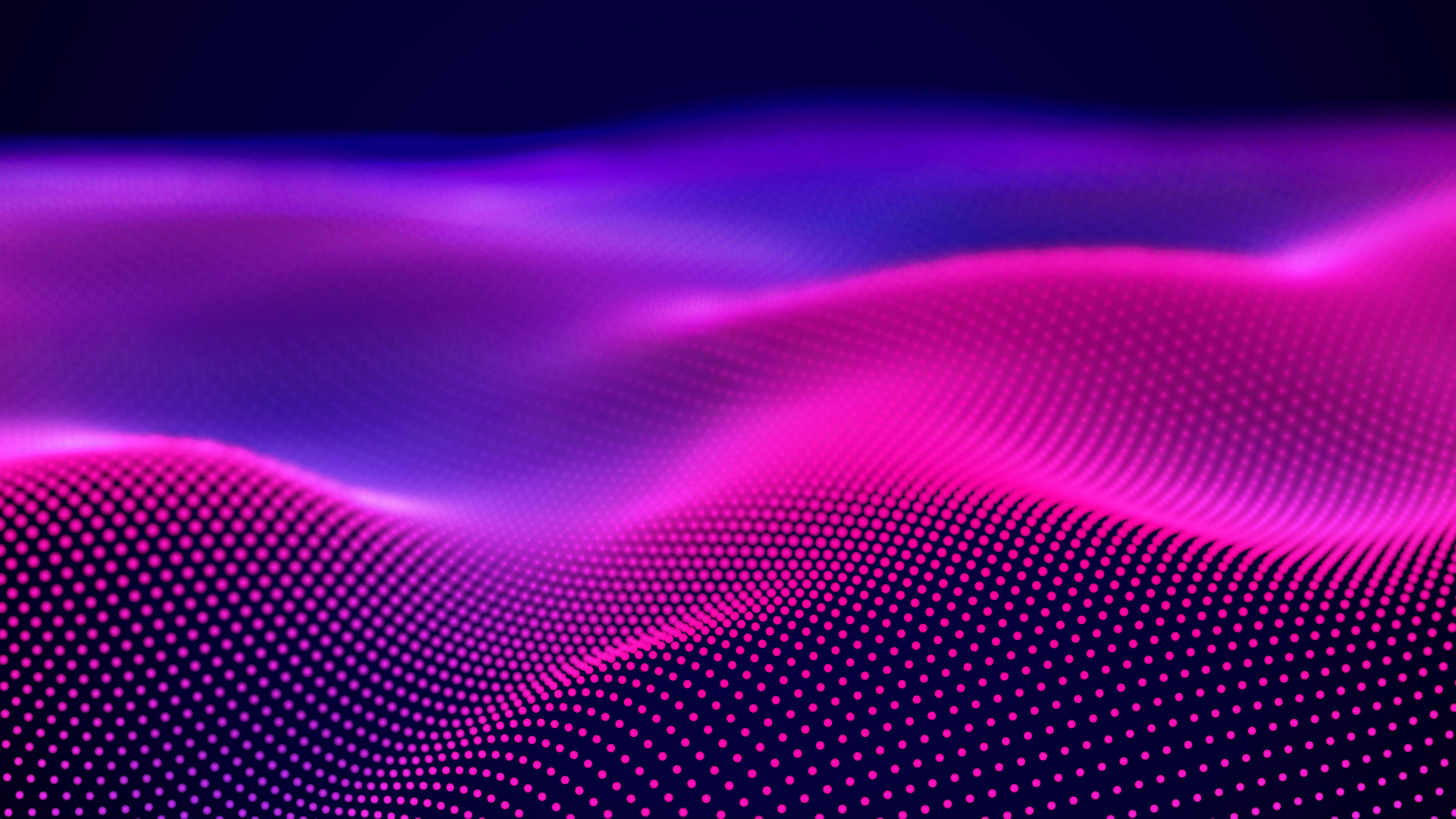 Purple sand mountains with dots on it in black background